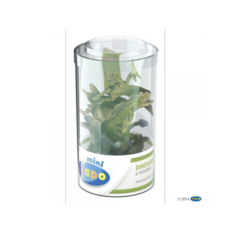 Remise immédiate sur Figurine Mini plus dinosaures (tube, 6 pcs) Papo -33019 dans Jouets