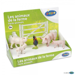 Remise immédiate sur Figurine Boîte présentoir animaux de la ferme 1 (5 fig.) Papo -80300 dans JouetsFigurine Boîte présentoir a