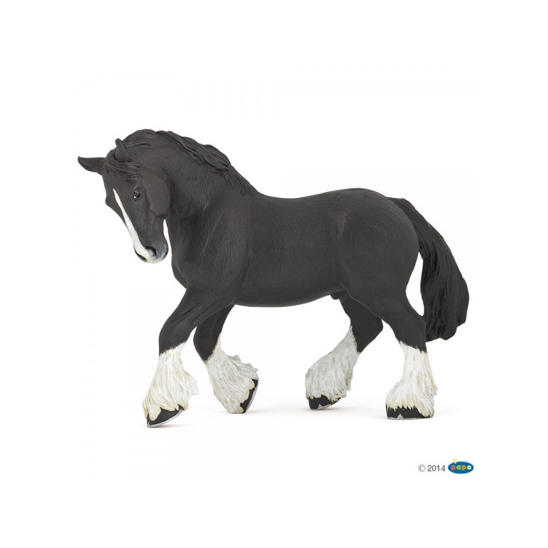 Remise immédiate sur Figurine Etalon shire noir Papo -51517 dans Jouets