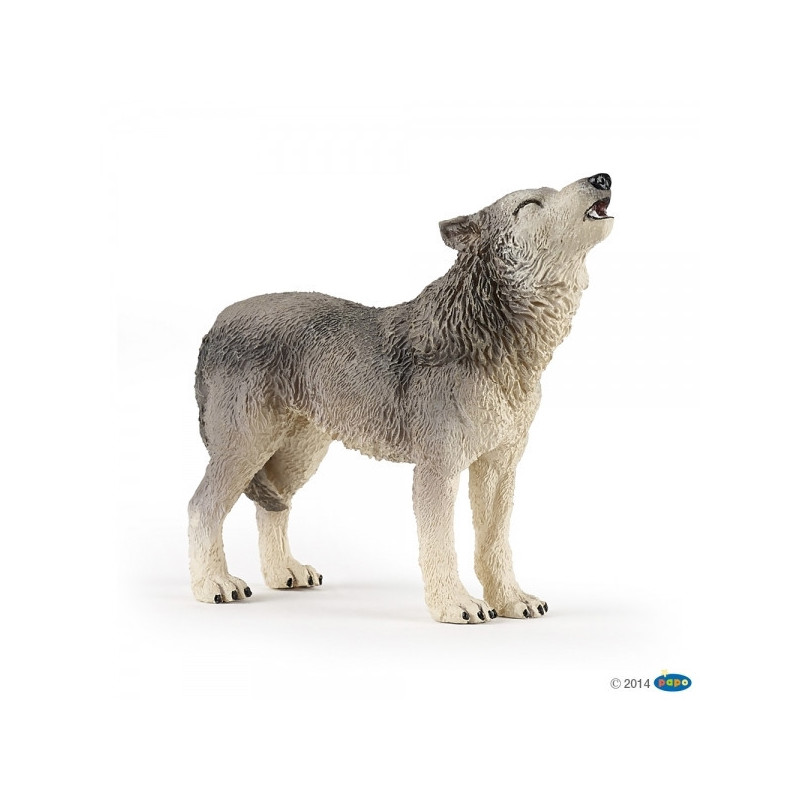 Remise immédiate sur Figurine Loup hurlant Papo -50171 dans JouetsFigurine Loup hurlant Papo -50171