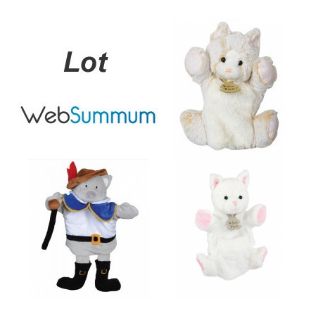 Promotion marionnette chat Histoire d'ours -LWS-226