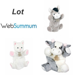 Promotion marionnette ane chat vache Histoire d'ours -LWS-222Promotion marionnette ane chat vache Histoire d'ours -LWS-222