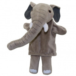 Marionnette à main Elephant (trompe mobile) The Puppet Company -PC001504Marionnette à main Elephant (trompe mobile) The Puppet C