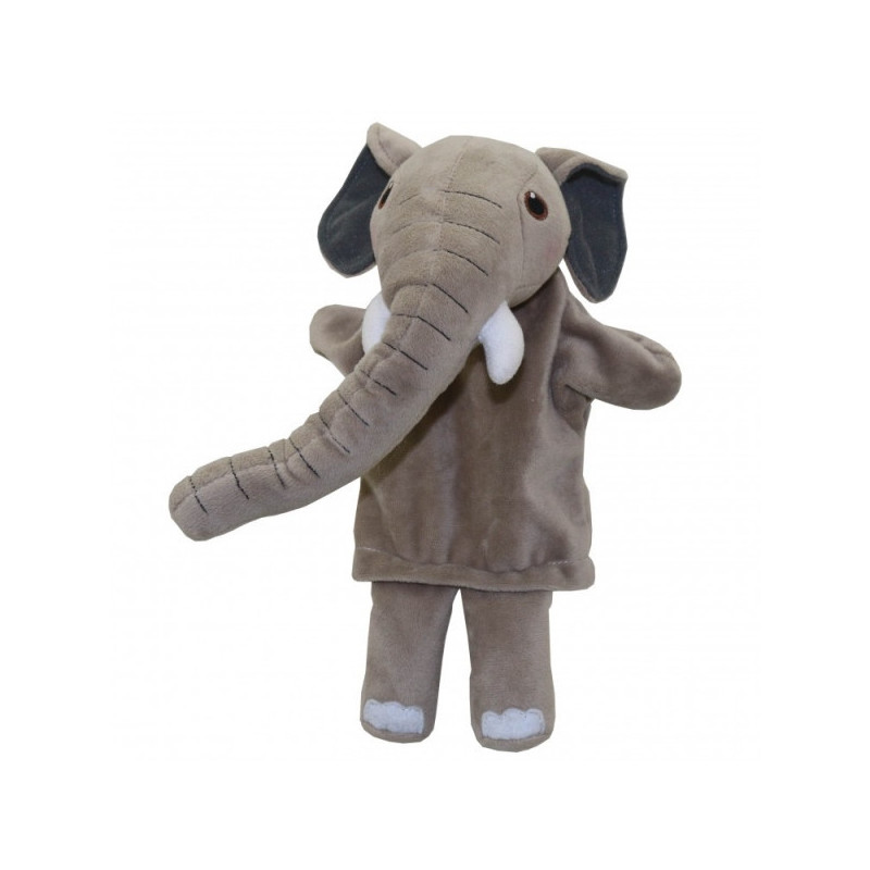 Marionnette à main Elephant (trompe mobile) The Puppet Company -PC001504Marionnette à main Elephant (trompe mobile) The Puppet C