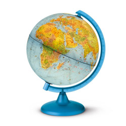 Globe Symbole - Globe géographique lumineux - Cartographie physique éteint, politique allumé. Globe illustré des principaux symb (2)
