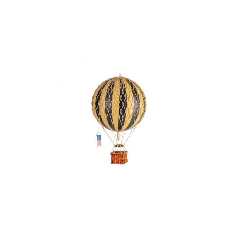 Réplique Montgolfière voyages légers, noir Décoration Marine AMF -AP161K sur Ambiance Plaisir