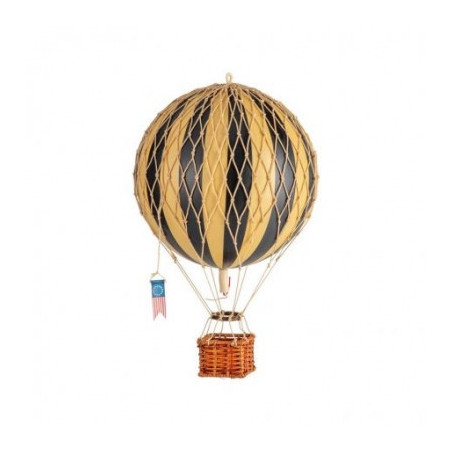 Réplique Montgolfière voyages légers, noir Décoration Marine AMF -AP161K sur Ambiance Plaisir