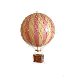 Réplique Montgolfière voyages légers, rose Décoration Marine AMF -AP161P sur Ambiance Plaisir