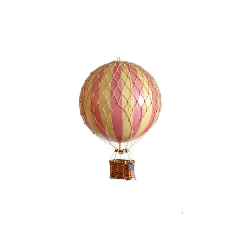 Réplique Montgolfière voyages légers, rose Décoration Marine AMF -AP161P sur Ambiance Plaisir