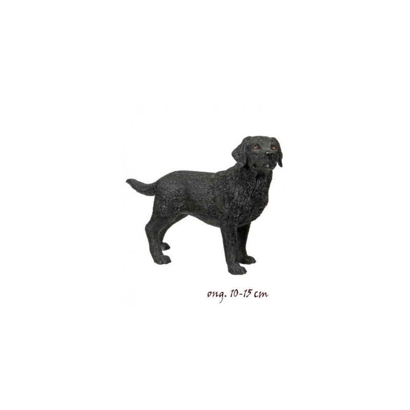 Chien Labrador noir en résine LP4152 sur Ambiance Plaisir