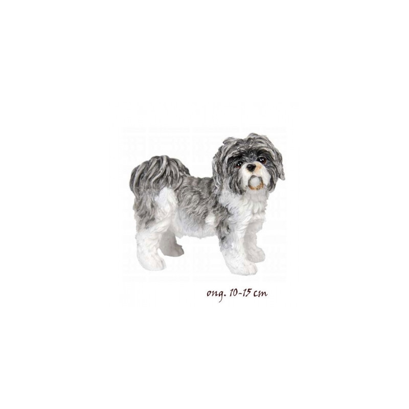 Chien Shi Tzu blanc et noir LP11609 sur Ambiance Plaisir