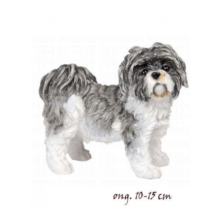 Chien Shi Tzu blanc et noir LP11609 sur Ambiance Plaisir