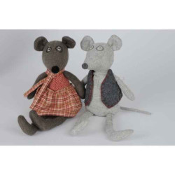 Peluche Les fripons souris fille lola Histoire d'Ours 2007 sur Ambiance Plaisir