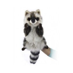 Marionnette à main peluche réaliste raton laveur -7552marionnette à main peluche réaliste raton laveur -7552
