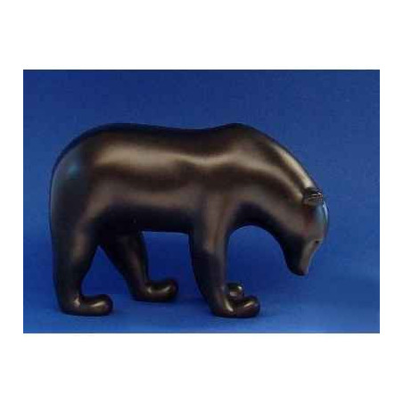 Animaux-Bois-Animaux-Bronzes propose Statuette Ours brun par l'artiste François Pompon, collection 3dMouseion -POM07