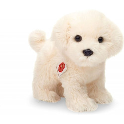 Peluche chien maltais debout 23 cm Hermann  sur Ambiance Plaisir