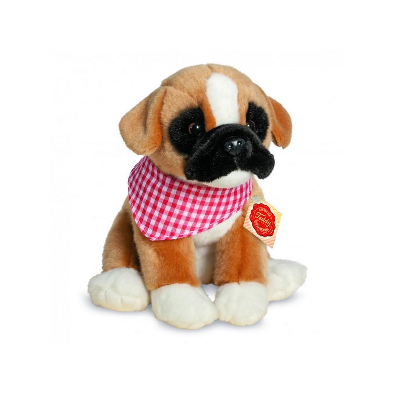 Peluche boxer sitzend 24 cm Hermann -91932 2