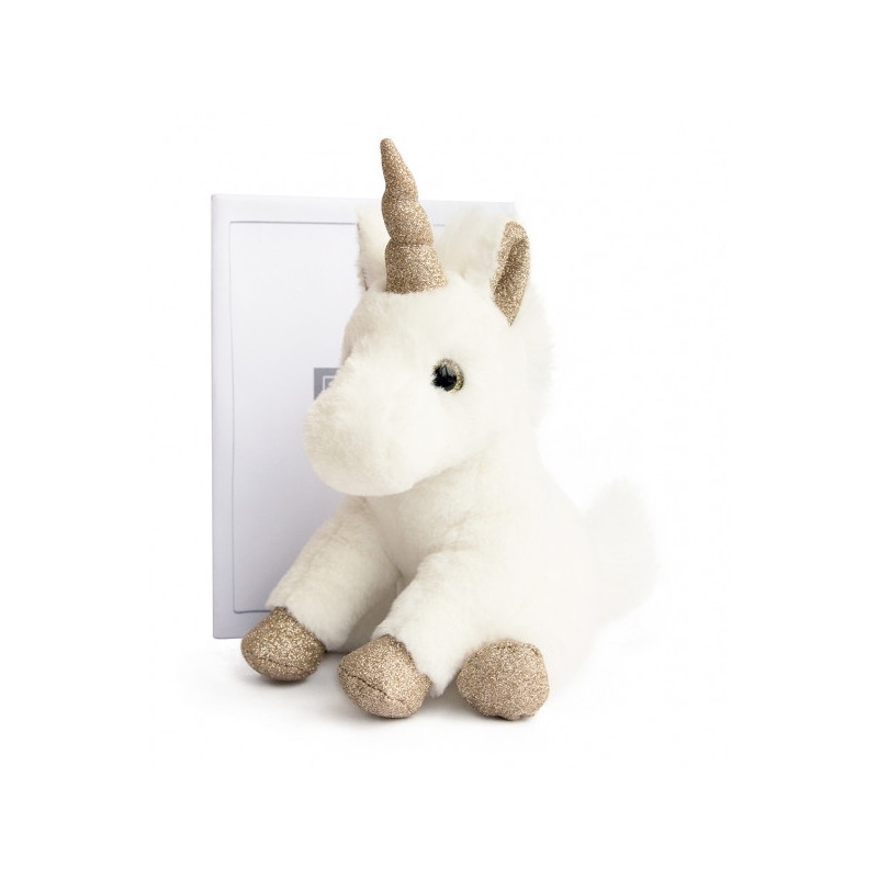 Une idée cadeau originale : Peluche licorne or histoire d'ours -2659 dans la catégorie JouetsPeluche licorne or histoire d'ours 