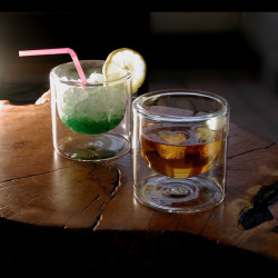 2 Verres Hauteur 9 cm moderne Art Table Moderne SD9 sur Ambiance Plaisir