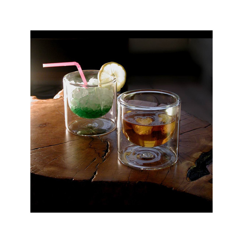 2 Verres Hauteur 9 cm moderne Art Table Moderne SD9 sur Ambiance Plaisir