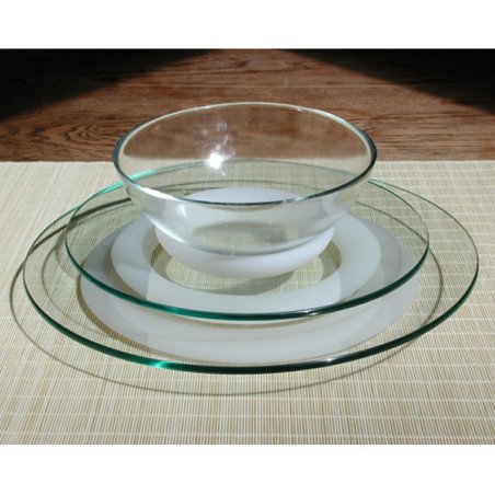 Assiette 25 cm avec anneau silicone SiloPlate Art Table Moderne SP25 sur Ambiance Plaisir