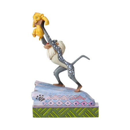 Figurine rafiki and baby simba f collection disney tradition -4055415