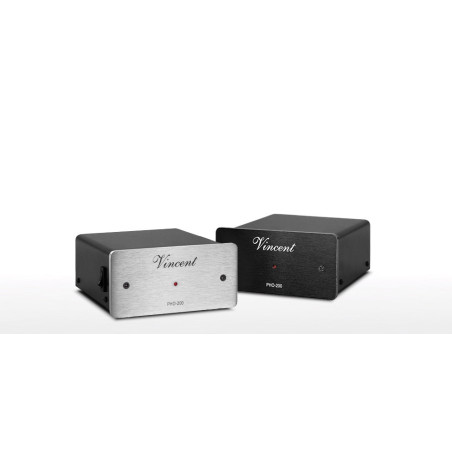 Vincent pho-200 préampli phono mm/mc argent -205375