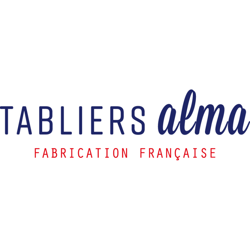Tablier AlmaMater prudent poule au pot -1745écru lin sur Ambiance Plaisir