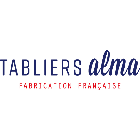 Tablier AlmaMater prudent poule au pot -1745écru lin sur Ambiance Plaisir