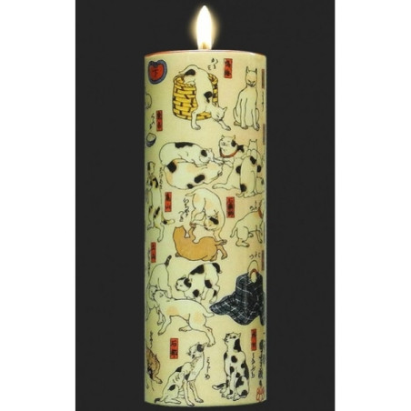 Bougie 14,5cm kuniyoshi cats statio Parastone -TC17KU