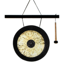 Gong chau 35 cm  hauteur totale 76 cm tierrazen -mmhcgongm sur Ambiance Plaisir