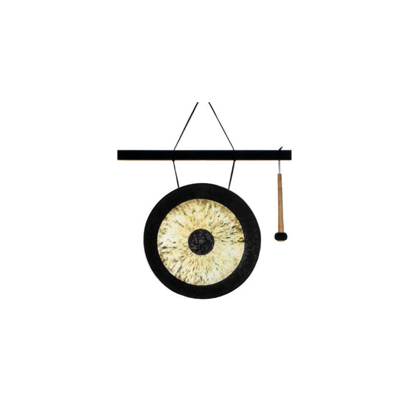 Gong chau 35 cm  hauteur totale 76 cm tierrazen -mmhcgongm sur Ambiance Plaisir