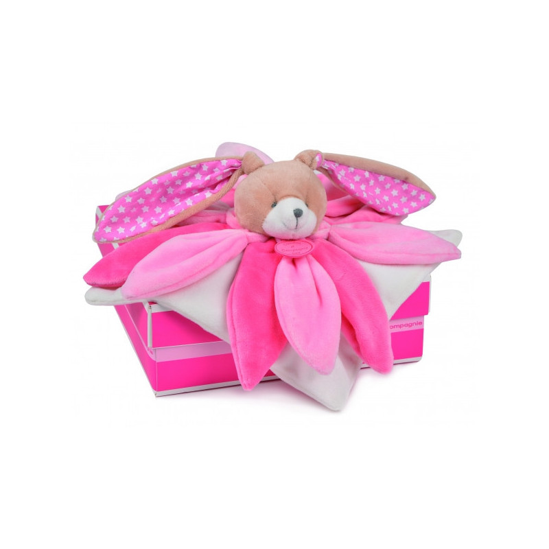 Peluche Doudou collector - lapin rose Doudou et Compagnie -DC2791 sur Ambiance Plaisir