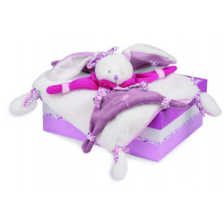 Peluche Lapin cerise - doudou Doudou et Compagnie -DC2703 sur Ambiance Plaisir
