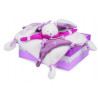 Peluche Lapin cerise - doudou Doudou et Compagnie -DC2703 sur Ambiance Plaisir