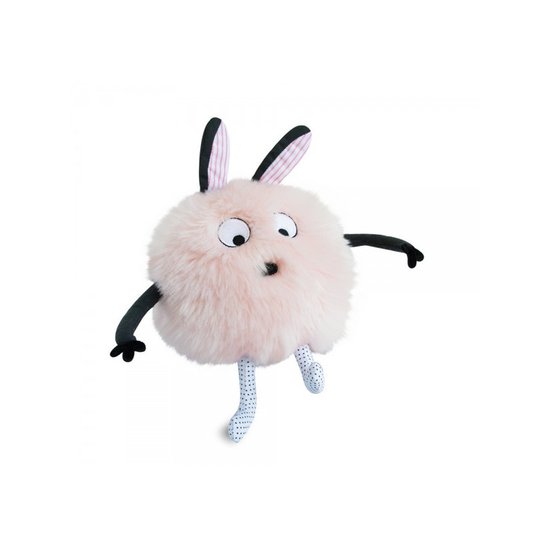 Peluche oobiz - rose poudré Doudou et Compagnie -DC3191 sur Ambiance Plaisir