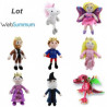 Lot marionnettes à doigt princesse, famille royale, elfe, licorne, dragon, histoire -LWS-11397Lot marionnettes à doigt princesse