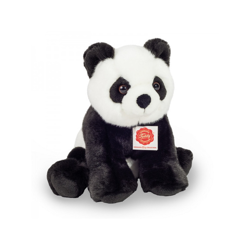 Peluche panda assis 25 cm Hermann -92428 9
