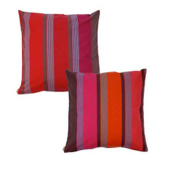 Oreiller - 60x60 Lot de 2 Bidos Havane 100% coton Artiga Hivers -arti10126 sur Ambiance Plaisir
