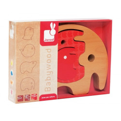 Babywood eléphant Janod -J07044 sur Ambiance Plaisir (2)