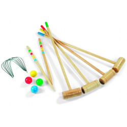 Croquet famille 4 joueurs Janod J03050 sur Ambiance Plaisir (2)