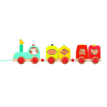 Train funny tatoo Janod J05376 sur Ambiance Plaisir