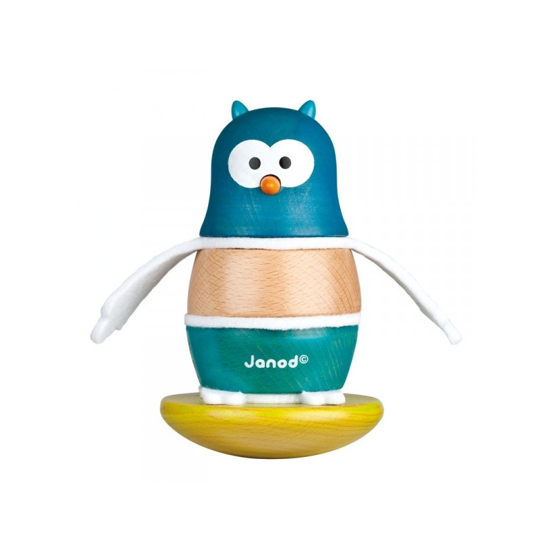 Culbuto zigolos chouette Janod -J08125 sur Ambiance Plaisir