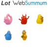 Lot 5 Figurines Barbapapa Plastoy -LWS-136Lot 5 Figurines Barbapapa Plastoy -LWS-136