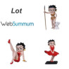 Lot 3 Figurines Betty Boop Plastoy -LWS-138