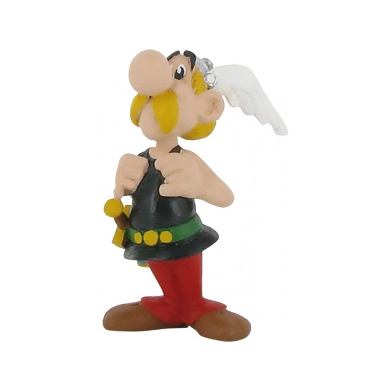 Figurine asterix fier (tenant ses bretelles ) Plastoy 60524Figurine asterix fier (tenant ses bretelles )  Plastoy 60524