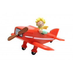 Figurine petit prince avion Plastoy -61029Figurine petit prince avion Plastoy -61029