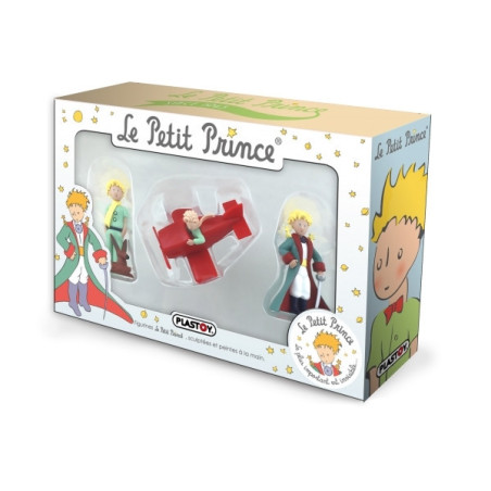 Figurine petit prince - coffret 3 figurines Plastoy -61040Figurine petit prince - coffret 3 figurines Plastoy -61040