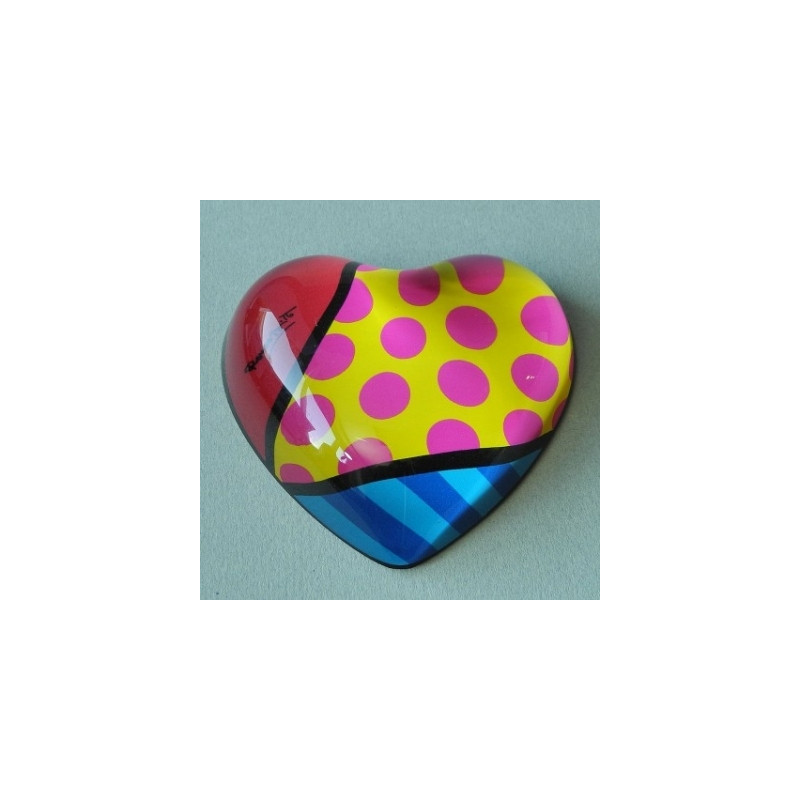 Presse papier coeur red corner Britto Romero -B334099 sur Ambiance Plaisir