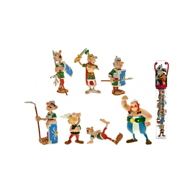 Tubo astérix bagarre 8 fig Plastoy -70381